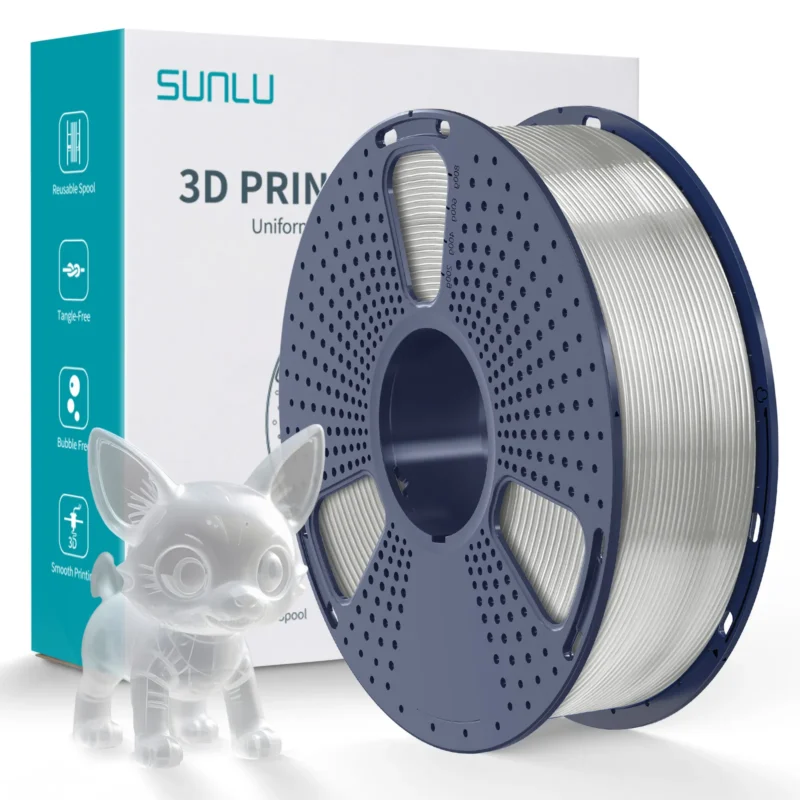 SUNLU PETG Transparente Claro 1,75mm / 1000g