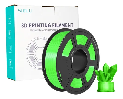 SUNLU PETG Transparente Verde 1,75mm / 1000g